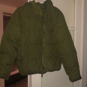 J Crew puffer coat size large
